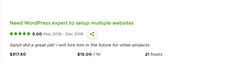 upwork hire freelancer